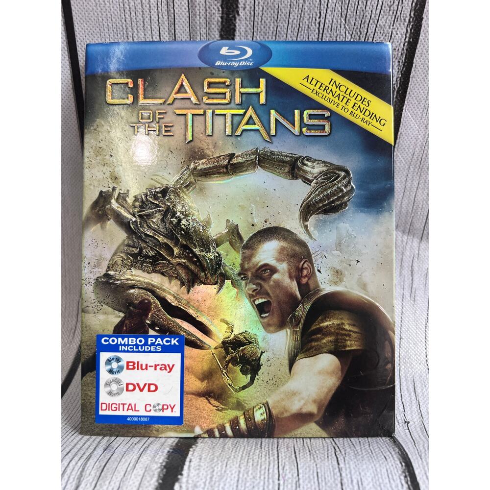 Clash Of The Titans 2010 Blu-Ray With Combo Disc